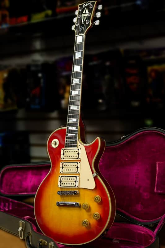 Gibson Les Paul Custom Ex Ace Frehley KISS Cherry Sunburst 1976