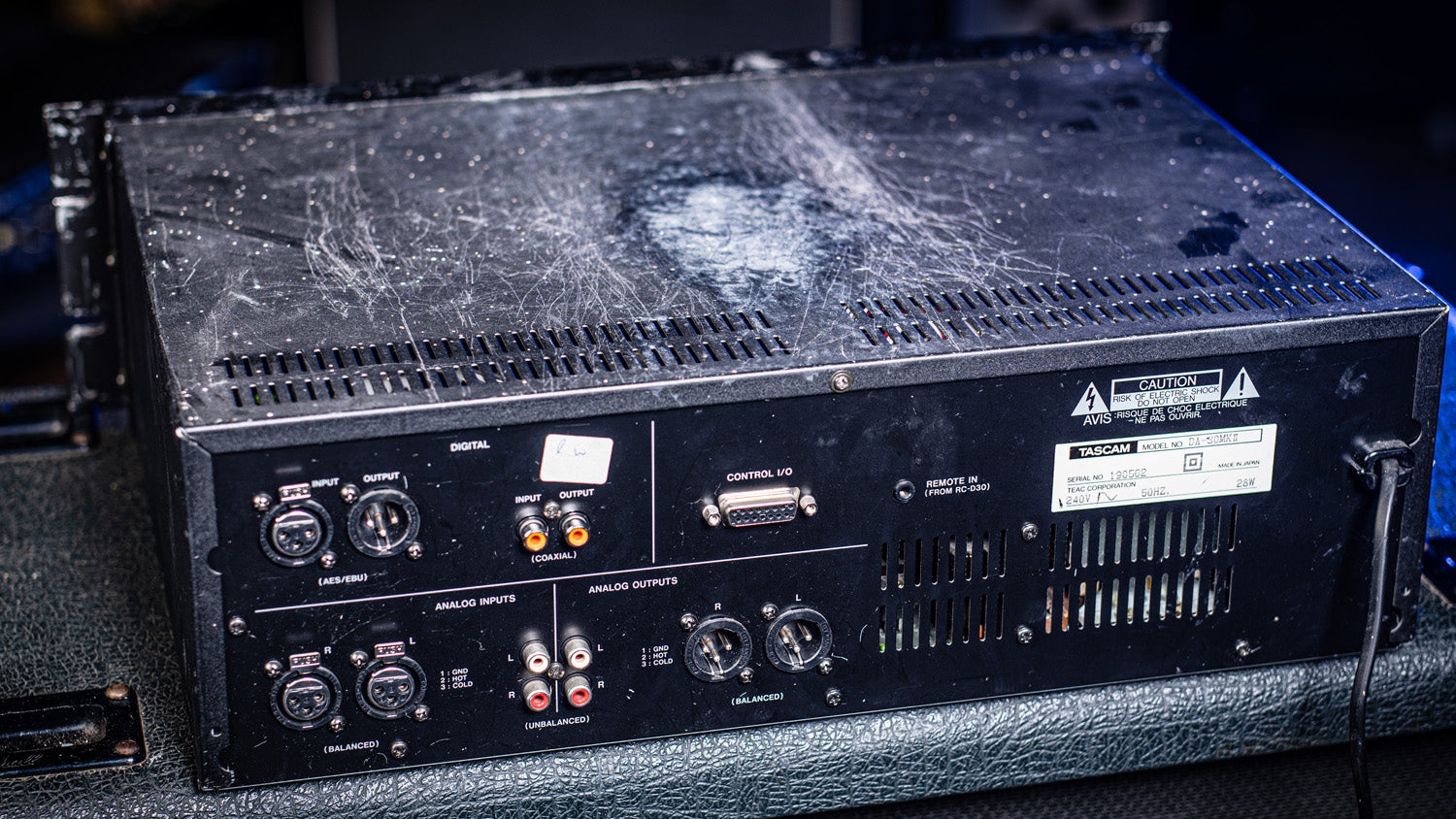 1990s TASCAM DA30 MKII DAT recorder rack mount