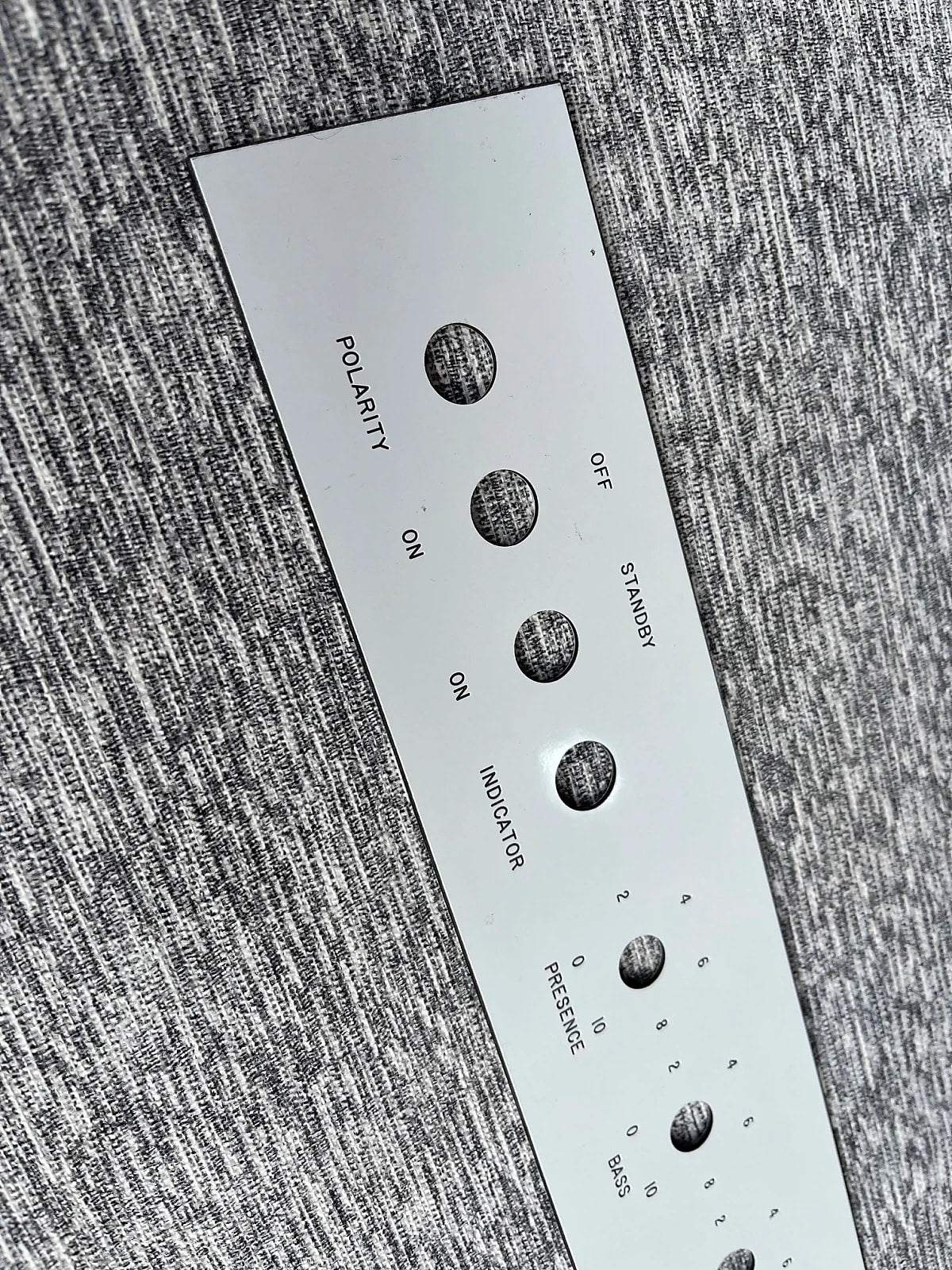 2024 Marshall Reproduction JTM 45 Offset Front Panel for 1962 amp