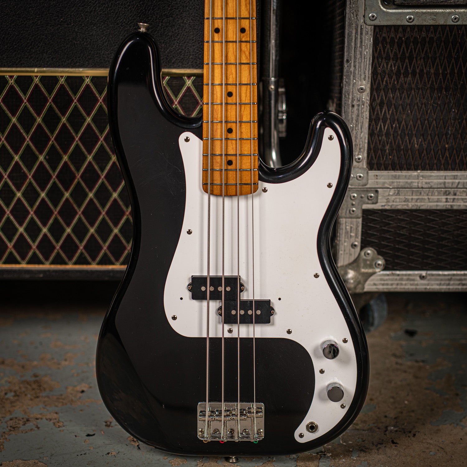 Fender 57 Reissue Precision Bass Made in Japan 2000s - Black – Hanks