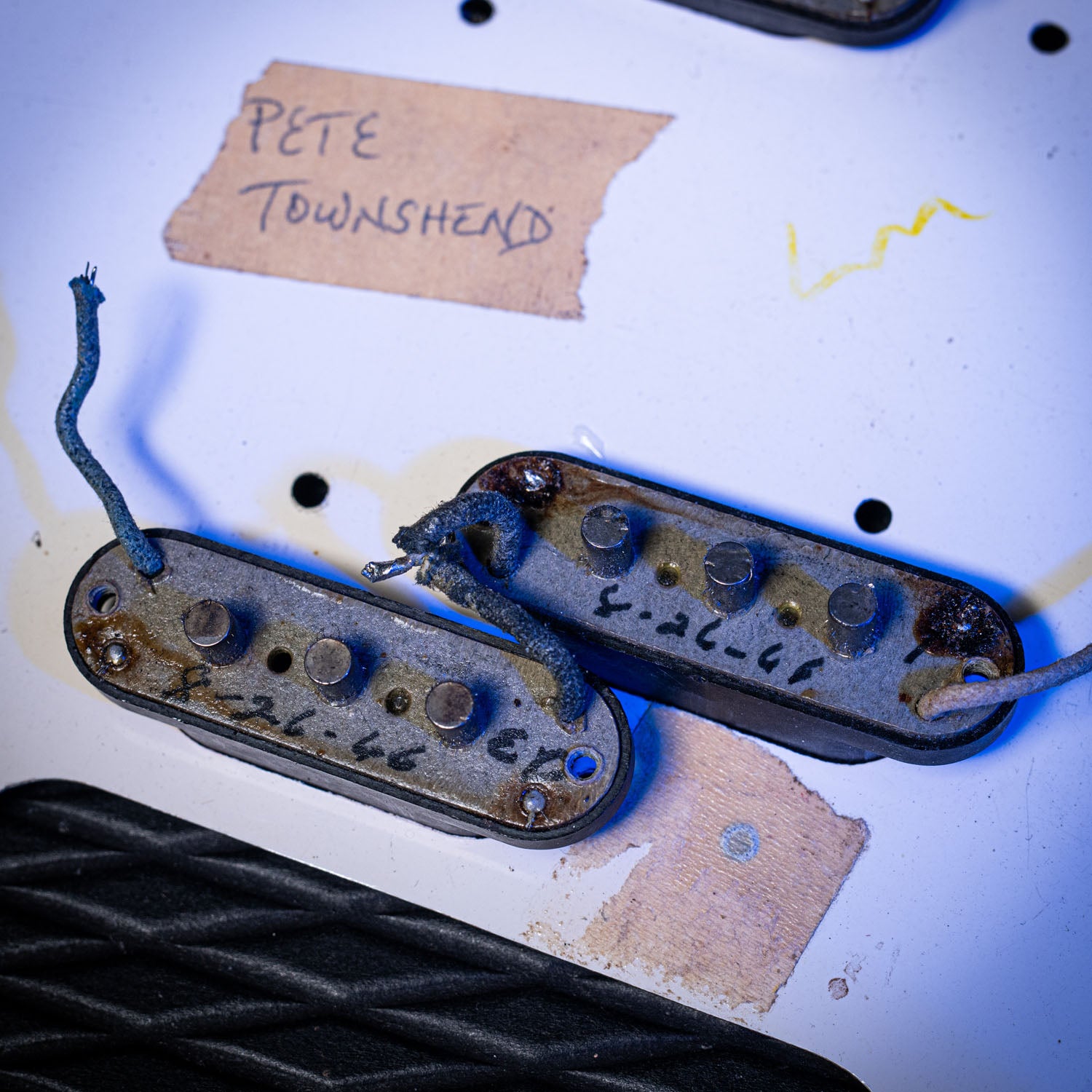 1966 Fender Electric XII Pickguard Owned by Pete Townshend of the Who