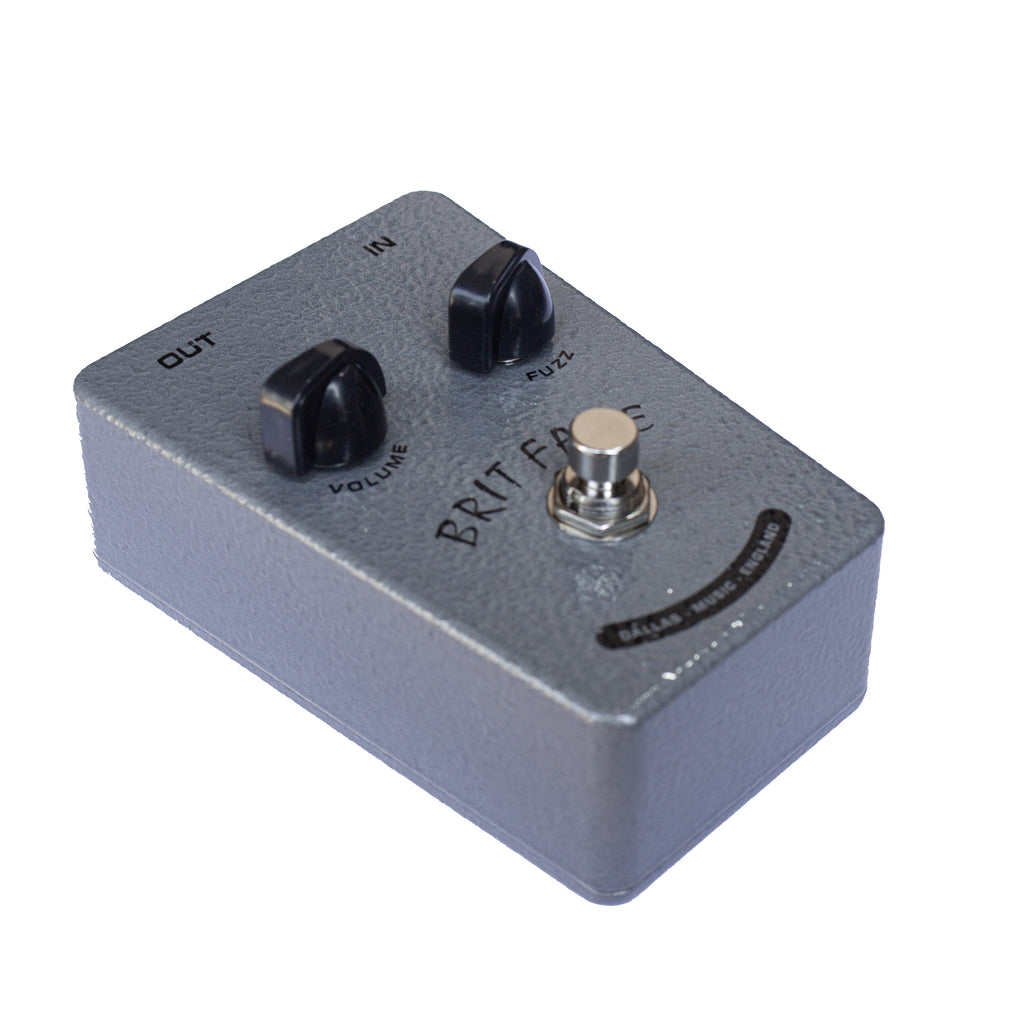 British Pedal Company Dallas Brit Face Fuzz Silver NKT275