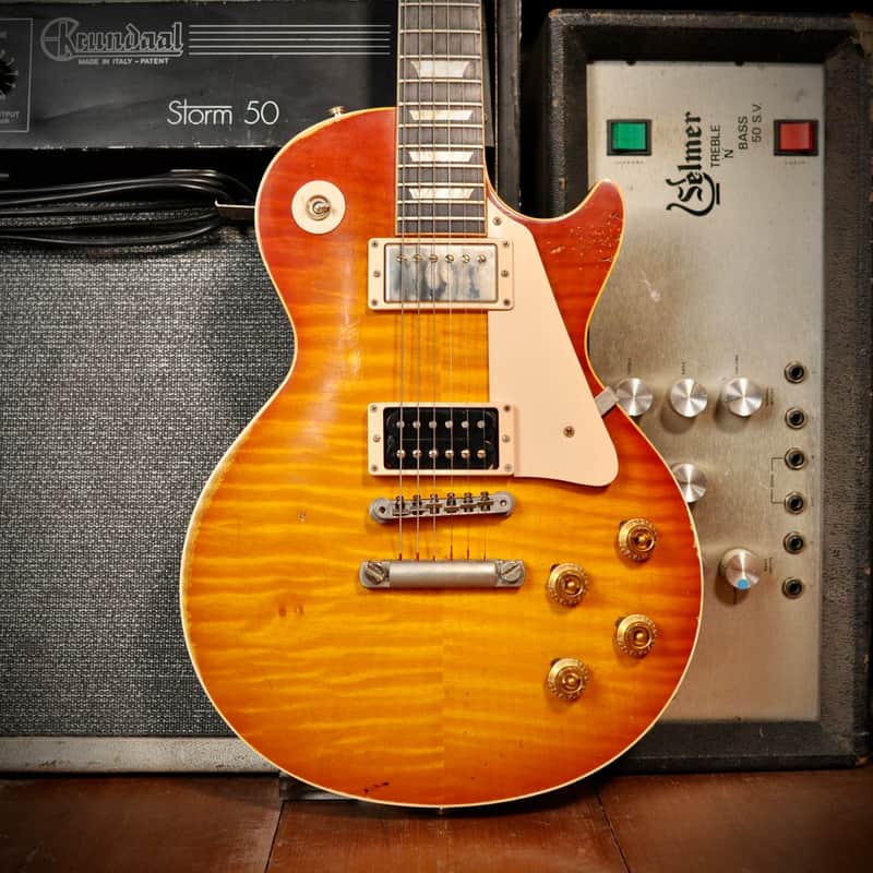 Gibson Custom Shop Jimmy Page Number 1 Aged 59 Reissue Les Paul Sunburst 2004