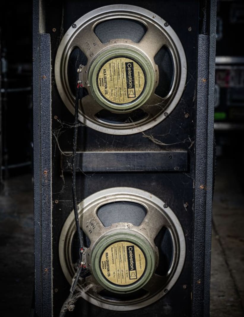 Park Speaker Cabinets , 2+12   1973  - Black  - Blue Grill