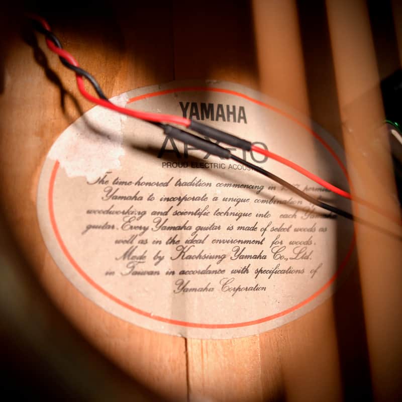 Yamaha APX 10 Electric Acoustic Ex GREG LAKE Emmerson, Lake & Palmer Sunburst 1990