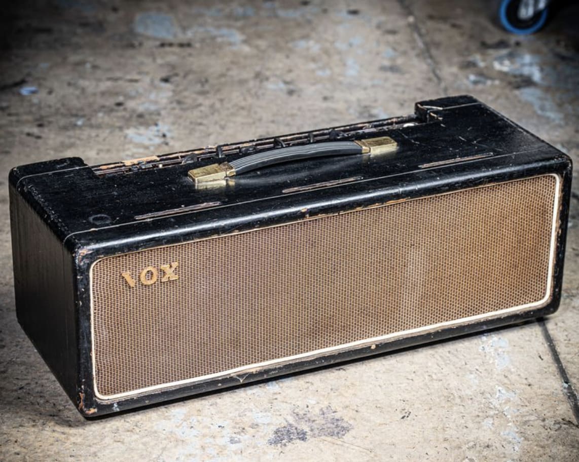 Vox AC30 Head 1961  - Fawn , Beige , Black