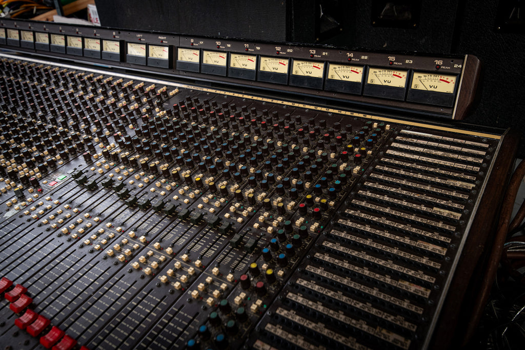 1980s Soundcraft 24 Channel Mixing Desk SISTERS OF MERCY SHED SEVEN