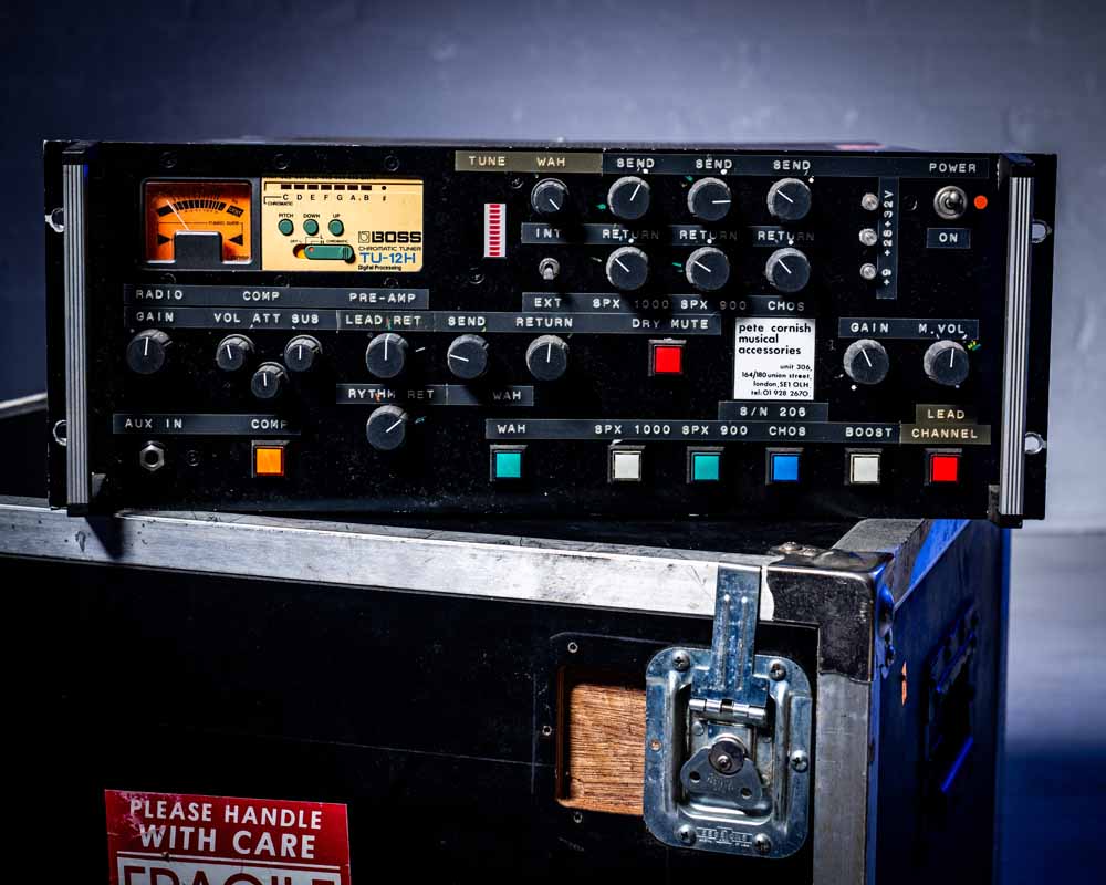 1989 Pete Cornish Guitar Effects Routing System EX THE PAUL MCCARTNEY BAND