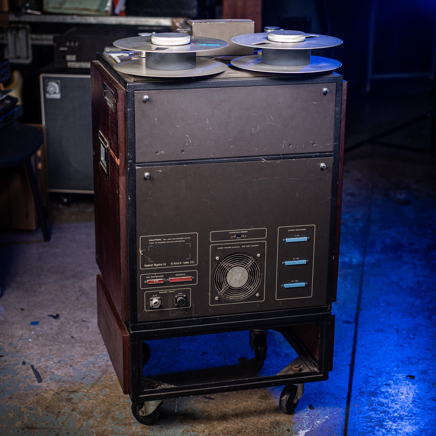 1980s Soundcraft 760 24 Channel Multi Track Tape Machine Reel to Reel