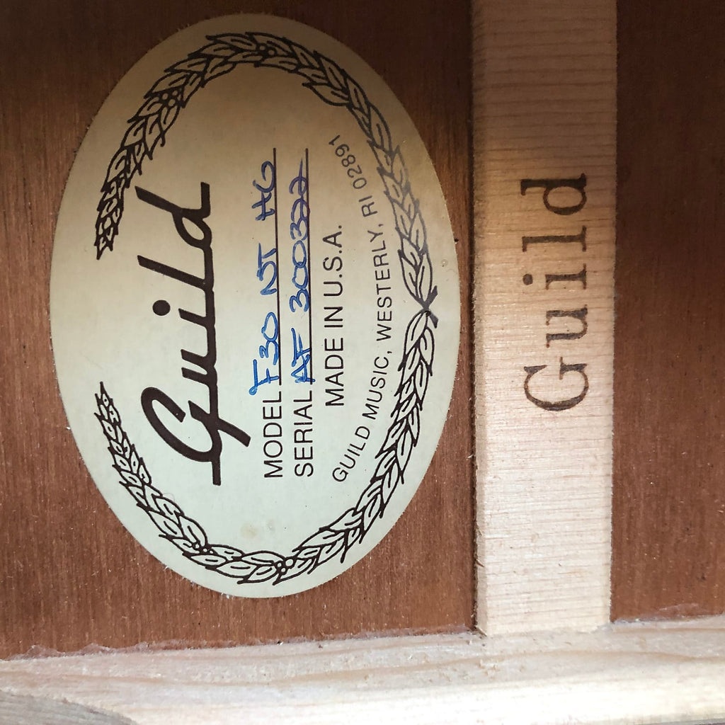 1998 Guild USA F-30HR