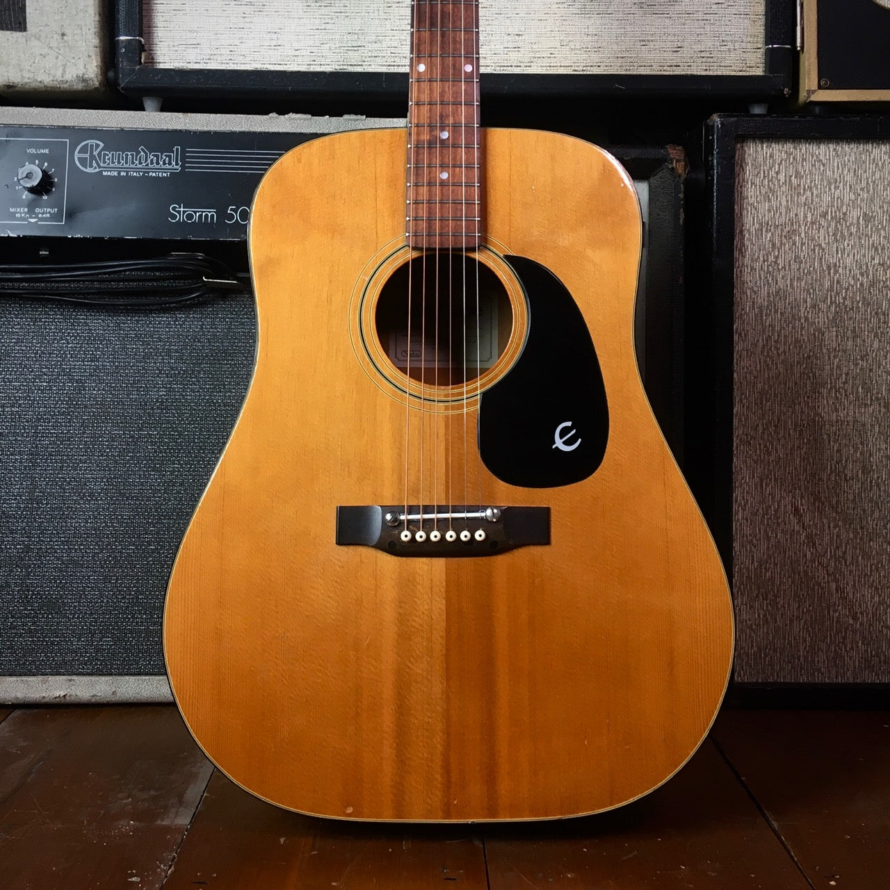 Epiphone FT140 Acoustic Ex Tim Bricheneo THE SISTERS OF MERCY Natural 1981