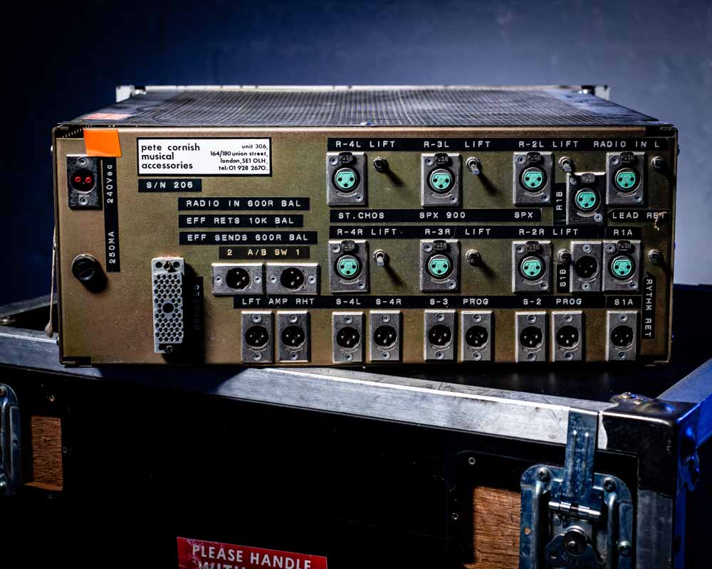 1989 Pete Cornish Guitar Effects Routing System EX THE PAUL MCCARTNEY BAND