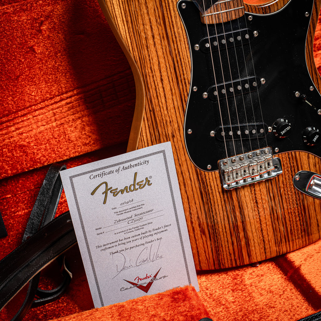 2008 Fender Custom Shop Zebra Stratocaster