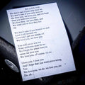 Oasis We Love You A3 Laminated Lyrics