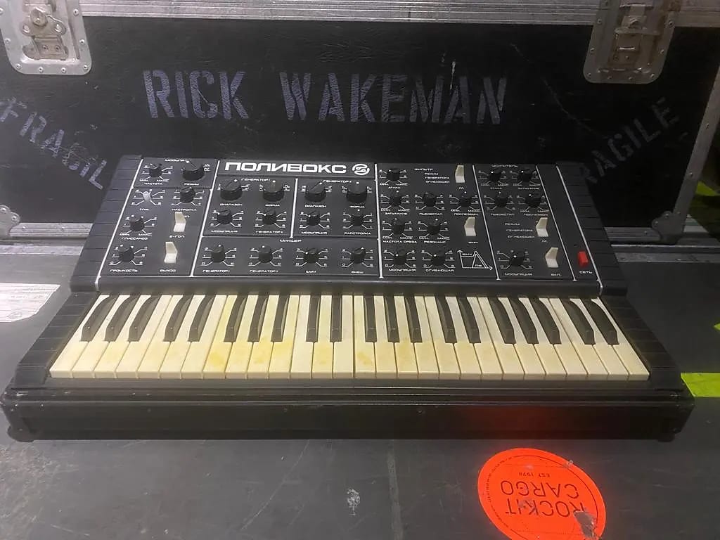 1980 Polivoks Synth Owned and Used by Rick Wakeman of YES