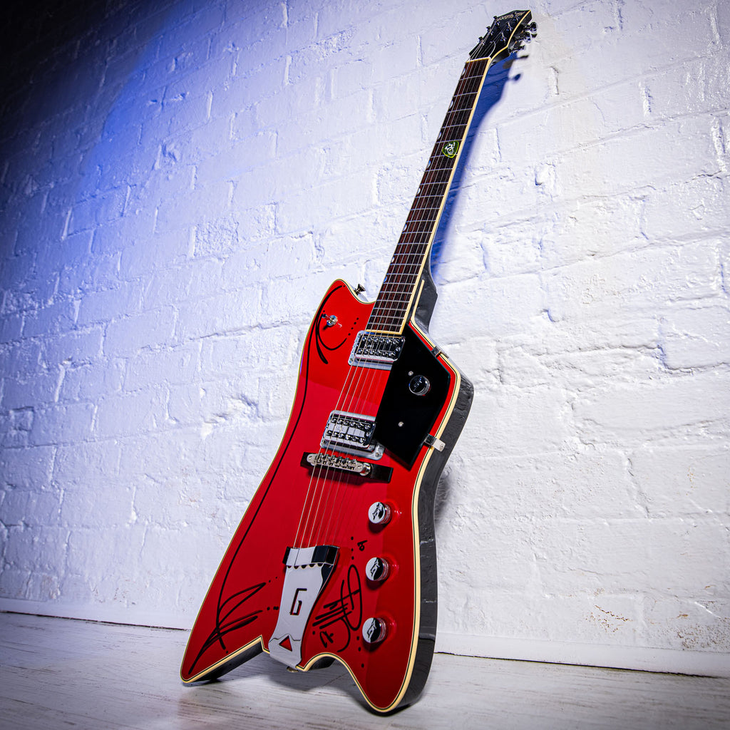 Gretsch Billy Bo Firebird Hand signed and Pinstriped by Billy Gibbons ZZ TOP 2006 - Red