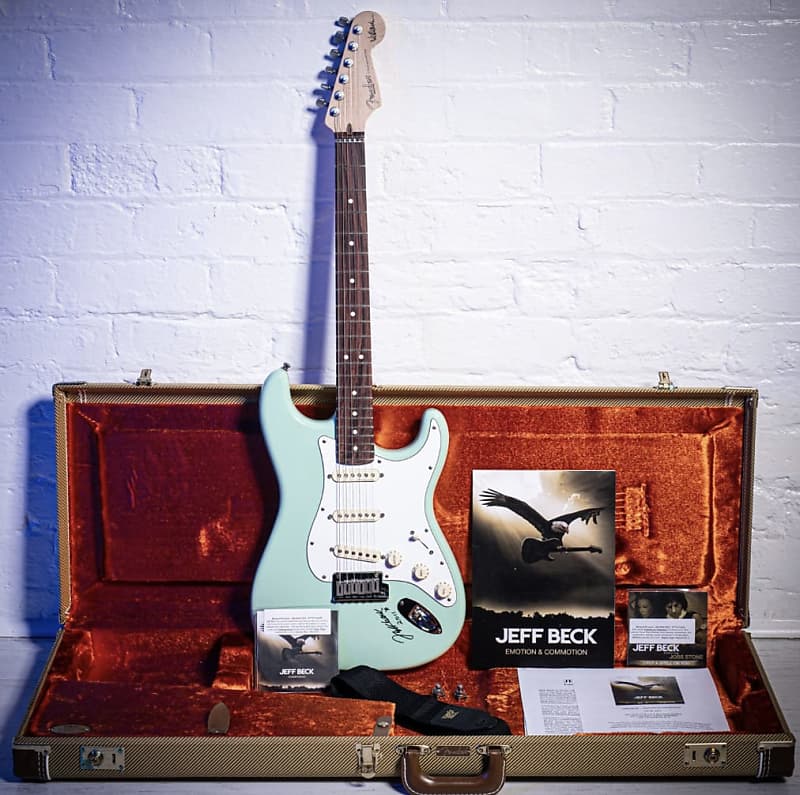 Fender Jeff Beck , Owned , Played , Stratocaster 2000s  - Sea Foam Green