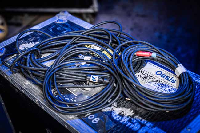 Oasis Tour/Stage/Recording Used Cables