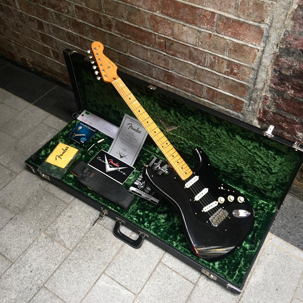 Fender Custom David Gilmour Signature Relic Stratocaster 'THE BLACK STRAT' 2008 - Black