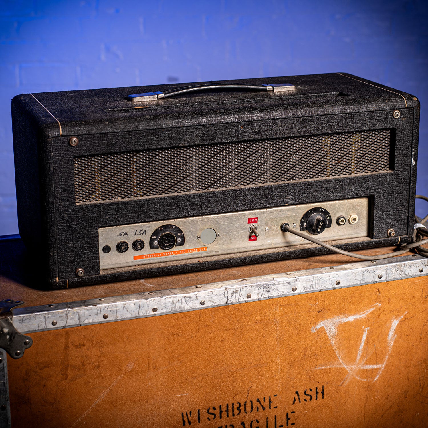 1970s Hiwatt DR103 Head and SE4123 Cabinet WISHBONE ASH