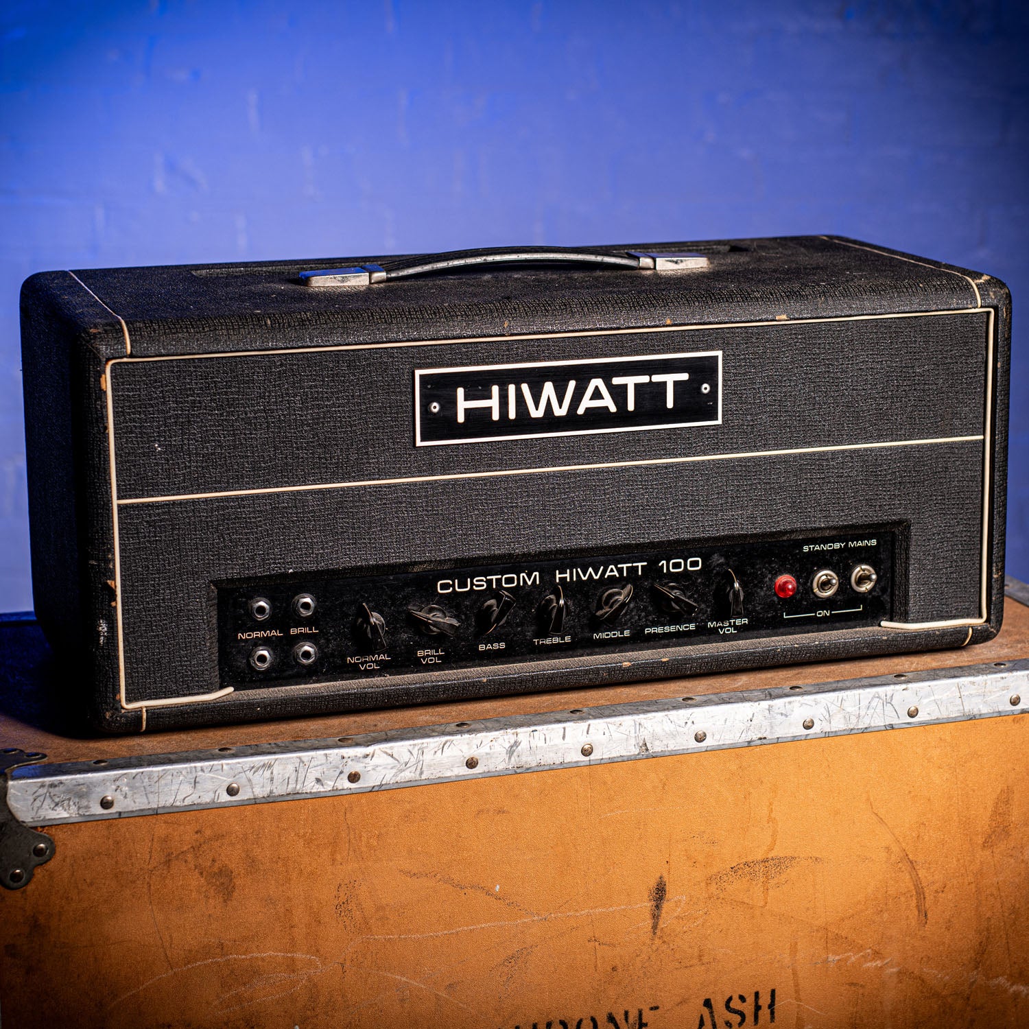 1970s Hiwatt DR103 Head and SE4123 Cabinet WISHBONE ASH