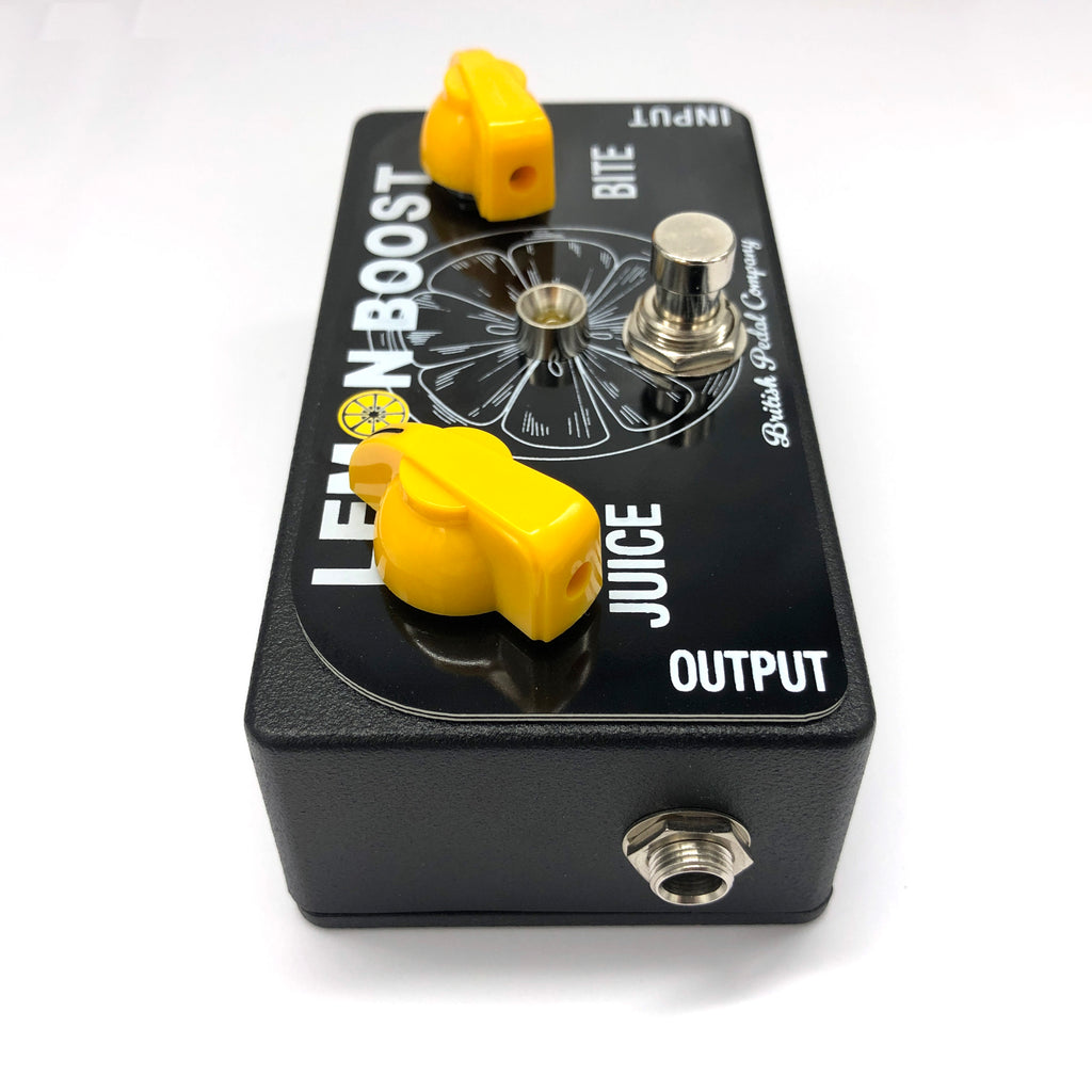 2023 British Pedal Company Lemon Boost THE JOHN SQUIRE STONE ROSES TONE