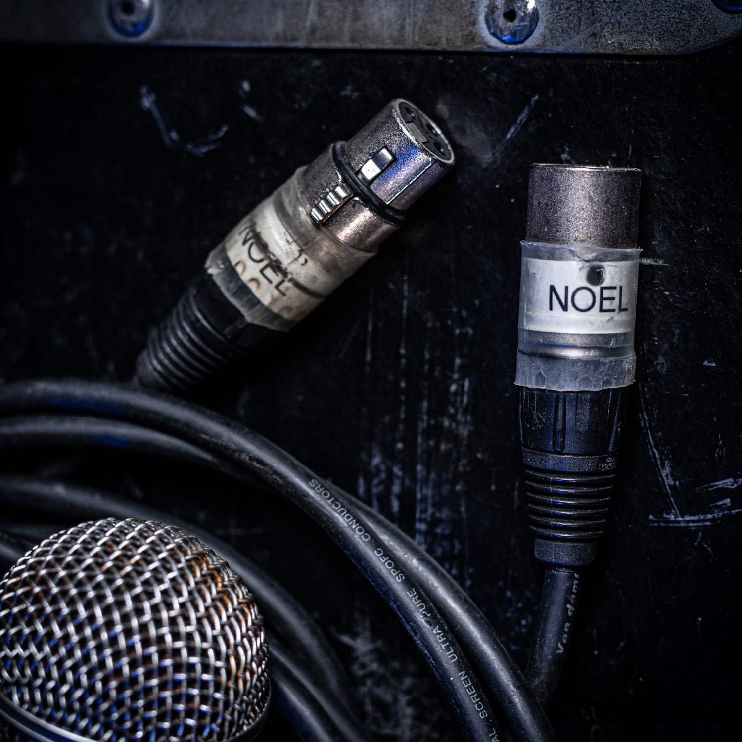 1990s Shure SM58 Microphone Ex Noel Gallagher with Noel Labelled Cable