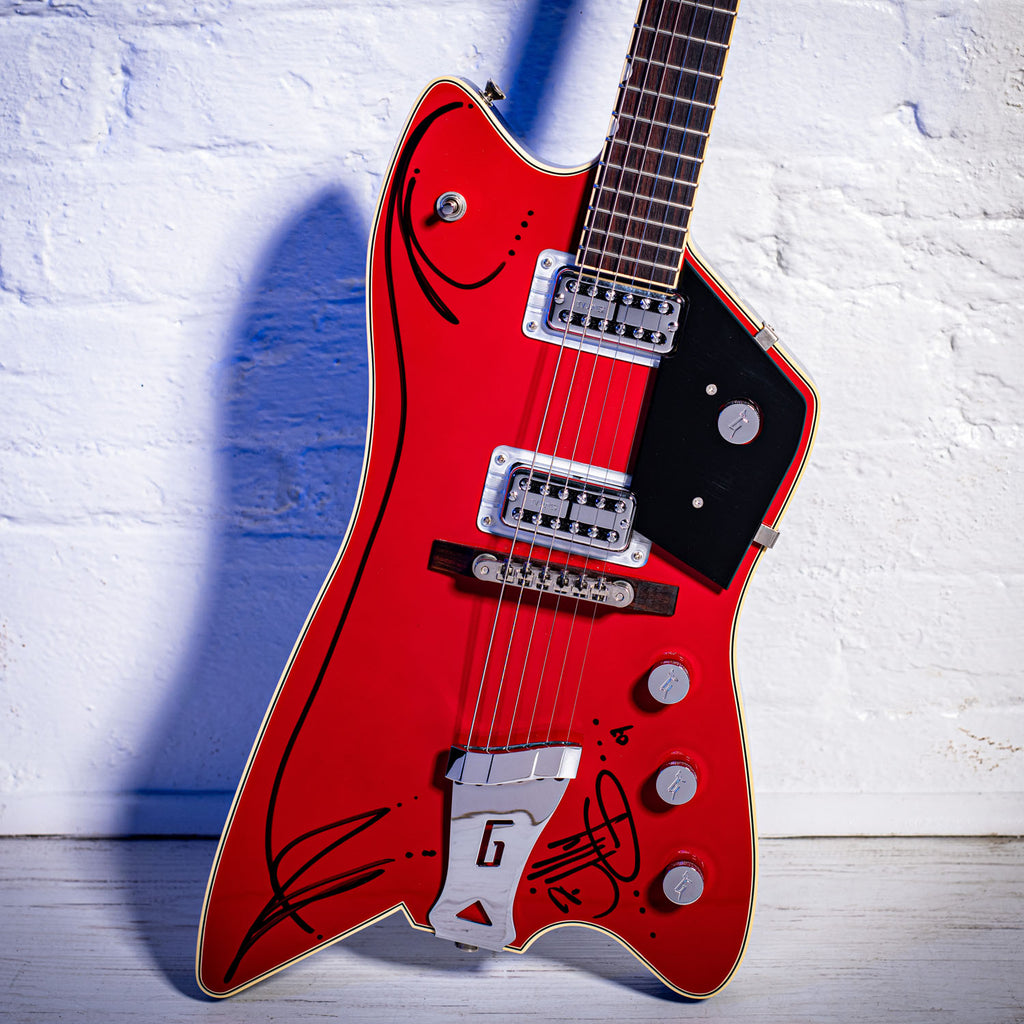 Gretsch Billy Bo Firebird Hand signed and Pinstriped by Billy Gibbons ZZ TOP 2006 - Red
