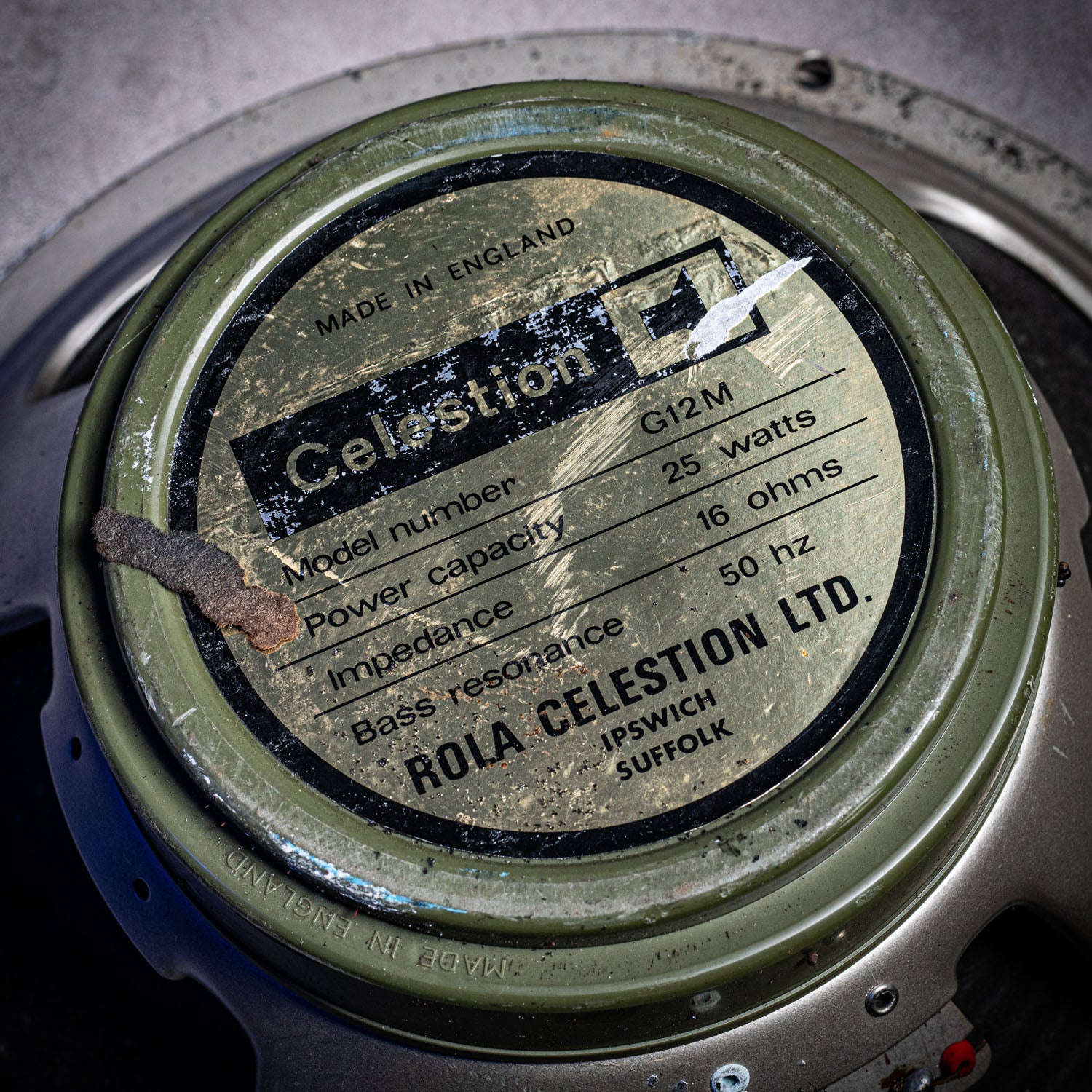 1990s Celestion 12" Speaker ex Noel Gallagher OASIS