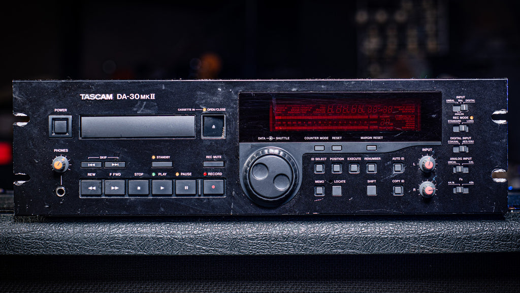 1990s TASCAM DA30 MKII DAT recorder rack mount