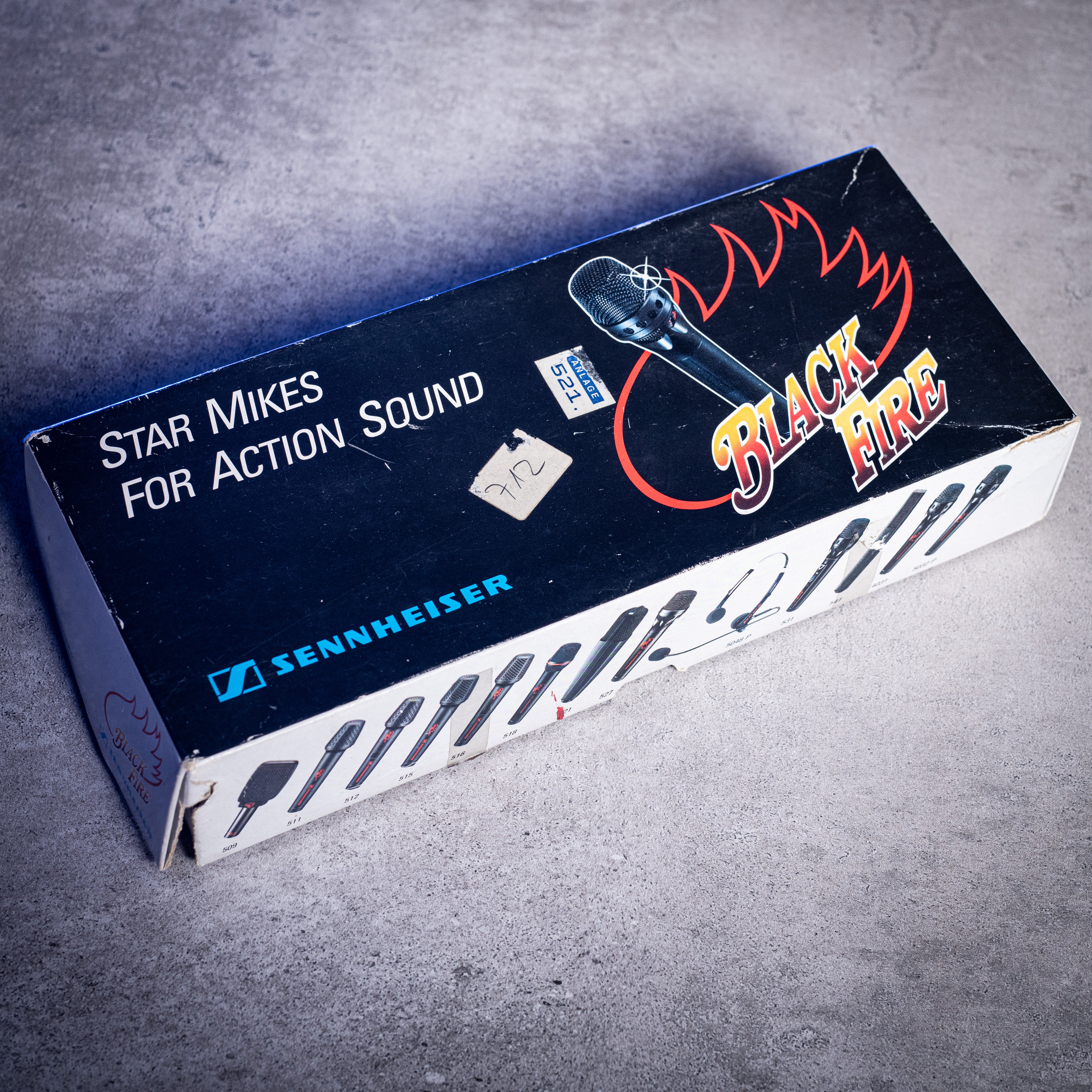 1980s Sennheiser Blackfire BF 512 Microphone