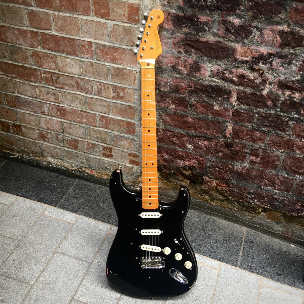 Fender Custom David Gilmour Signature Relic Stratocaster 'THE BLACK STRAT' 2008 - Black