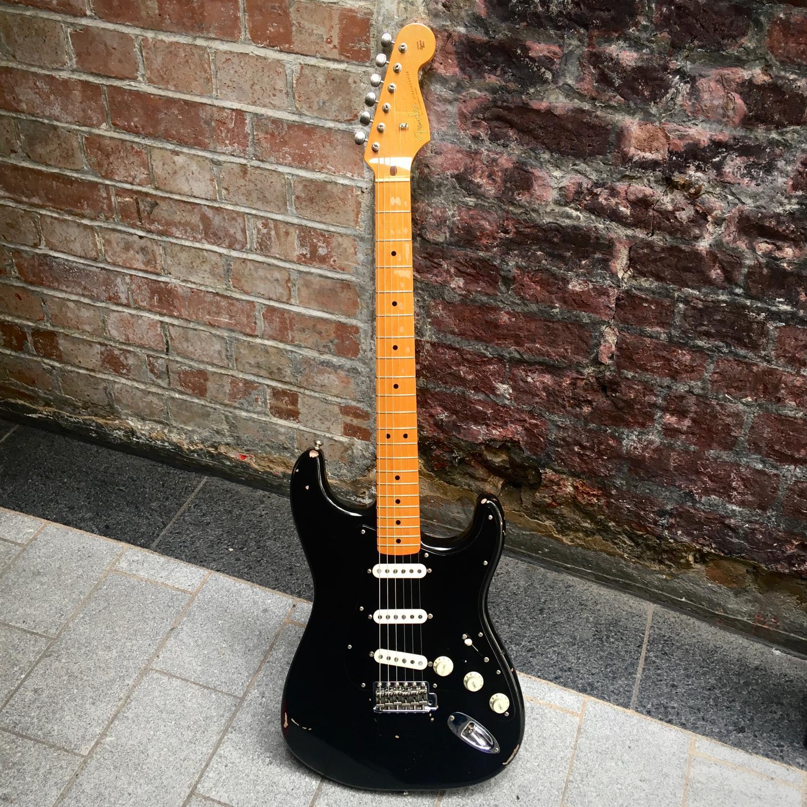 Fender Custom David Gilmour Signature Relic Stratocaster 'THE BLACK STRAT' 2008 - Black