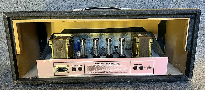 1970s Elgin Stereo 100 Watt British Amplifier , Rare
