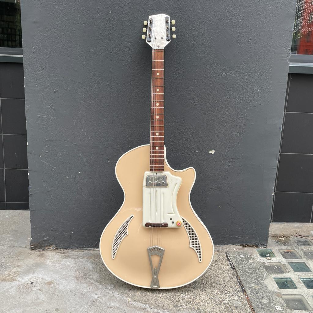 1960s Wandre Tri-lam Italian Bizarre Fetish Guitar