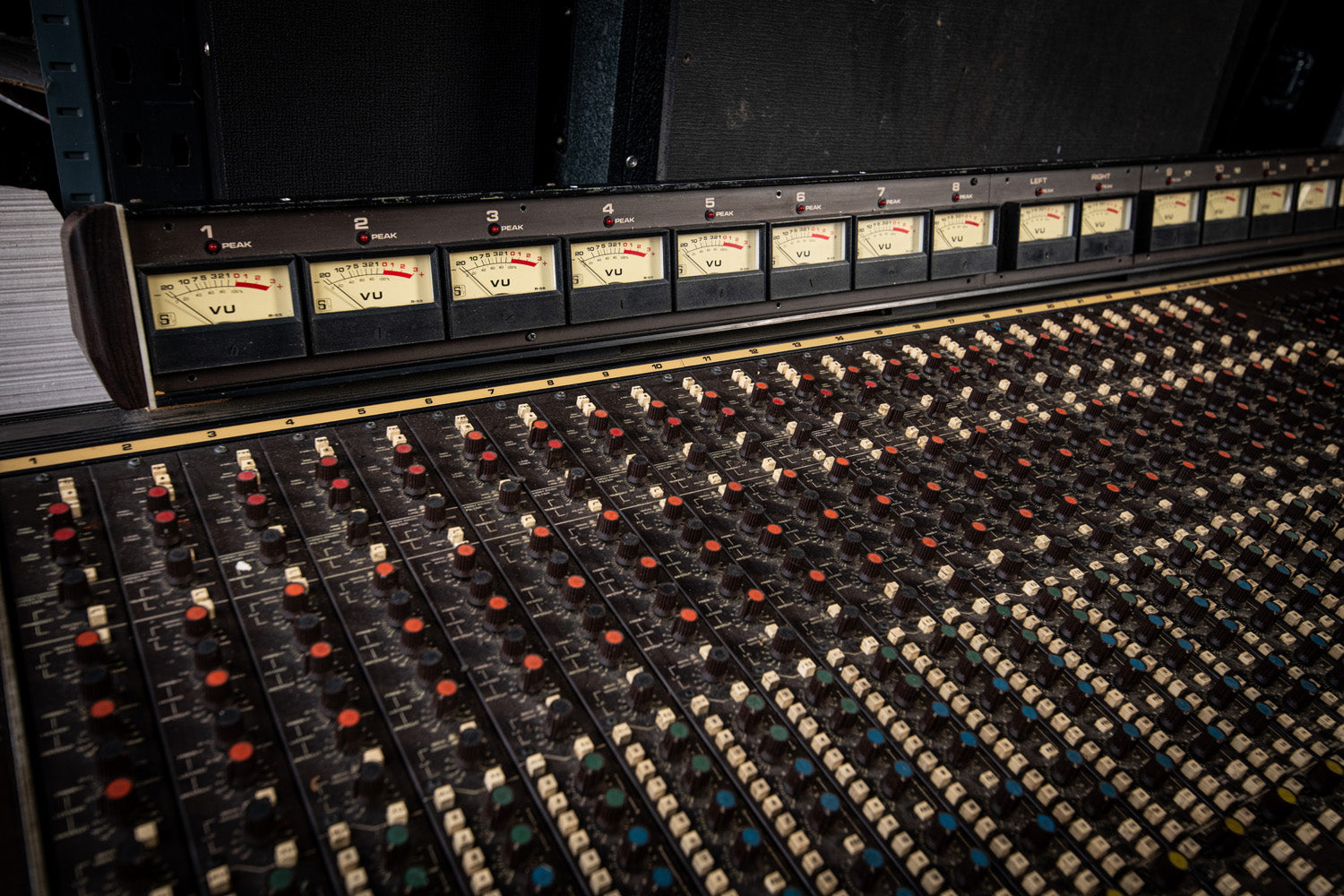 1980s Soundcraft 24 Channel Mixing Desk SISTERS OF MERCY SHED SEVEN