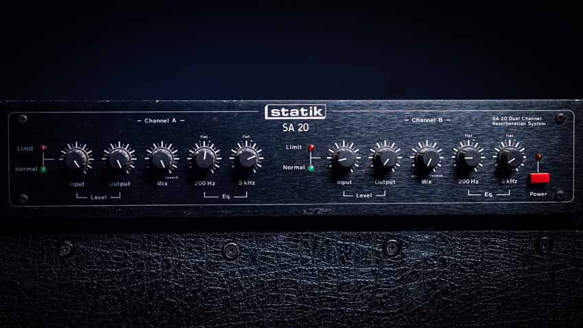 1980s Statik SA-20 Dual Reverb ex Steve Howe YES ASIA