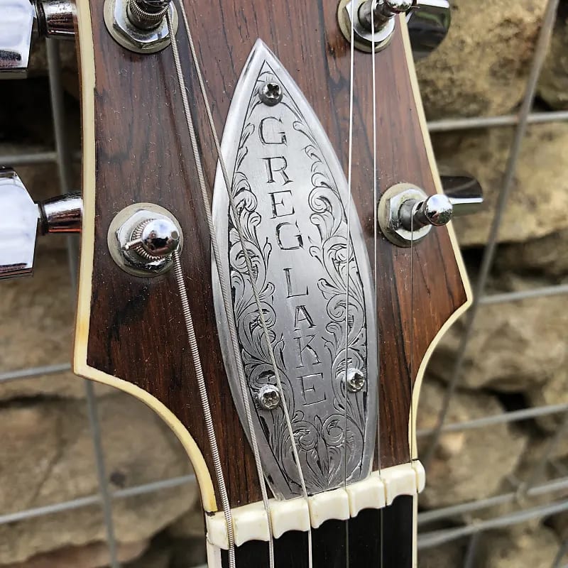 Zemaitis Metal Front owned and used by  GREG LAKE EMMERSON LAKE AND PALMER 1972