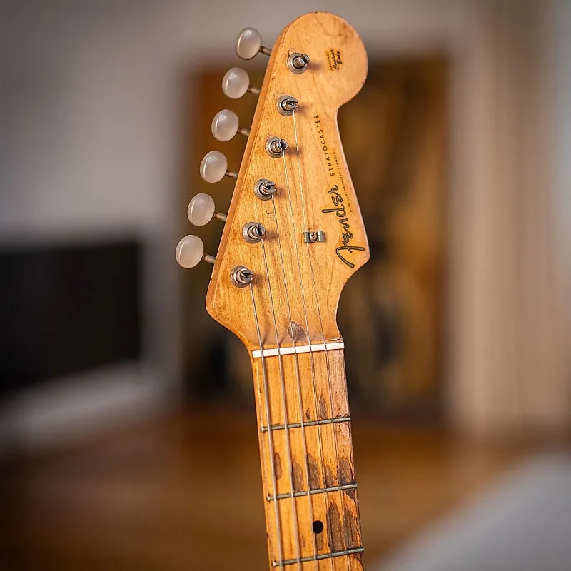 Fender Stratocaster 2 Pickup Prototype Thumbs Carllile 1955 - Natural