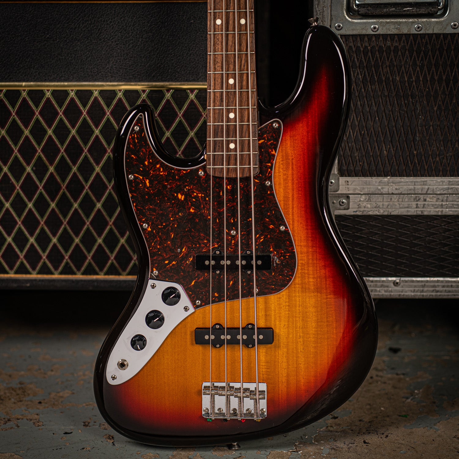 Fender 62 Reissue Jazz Bass Left Handed 2000s - Sunburst