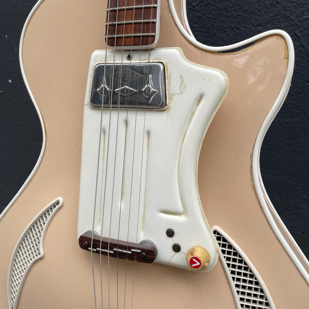 1960s Wandre Tri-lam Italian Bizarre Fetish Guitar