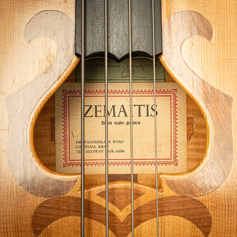 Zemaitis Acoustic Bass RARE SPECIAL ORDER, 1977 - Natural , David gilmour , Mike oldfield style