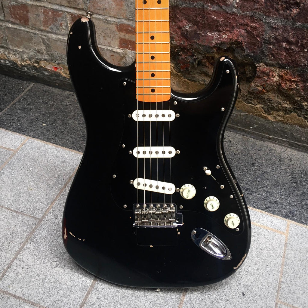 Fender Custom David Gilmour Signature Relic Stratocaster 'THE BLACK STRAT' 2008 - Black