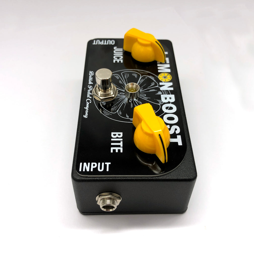 2023 British Pedal Company Lemon Boost THE JOHN SQUIRE STONE ROSES TONE