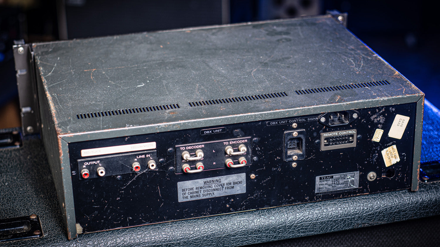 1980s TEAC C-3X Rack Mount Cassette Deck