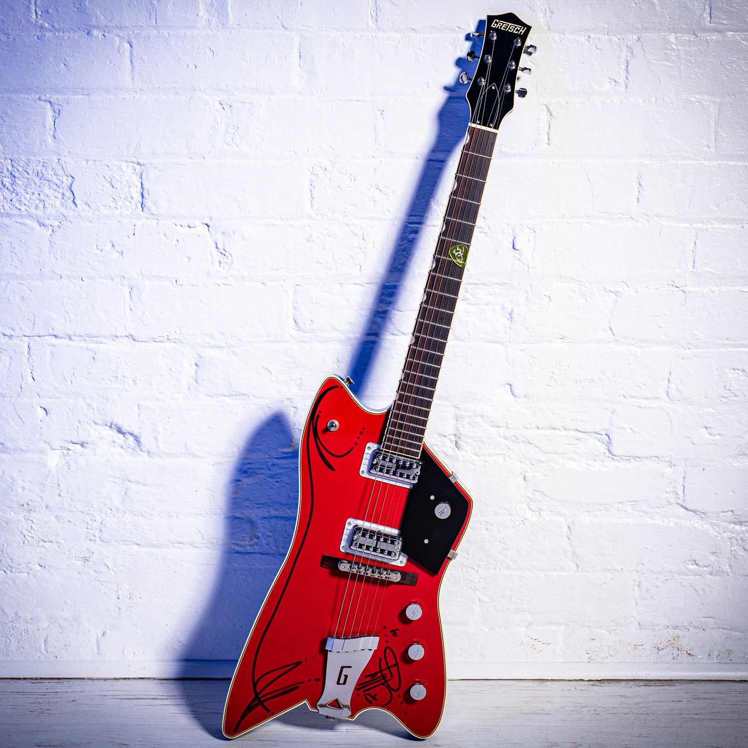 Gretsch Billy Bo Firebird Hand signed and Pinstriped by Billy Gibbons ZZ TOP 2006 - Red