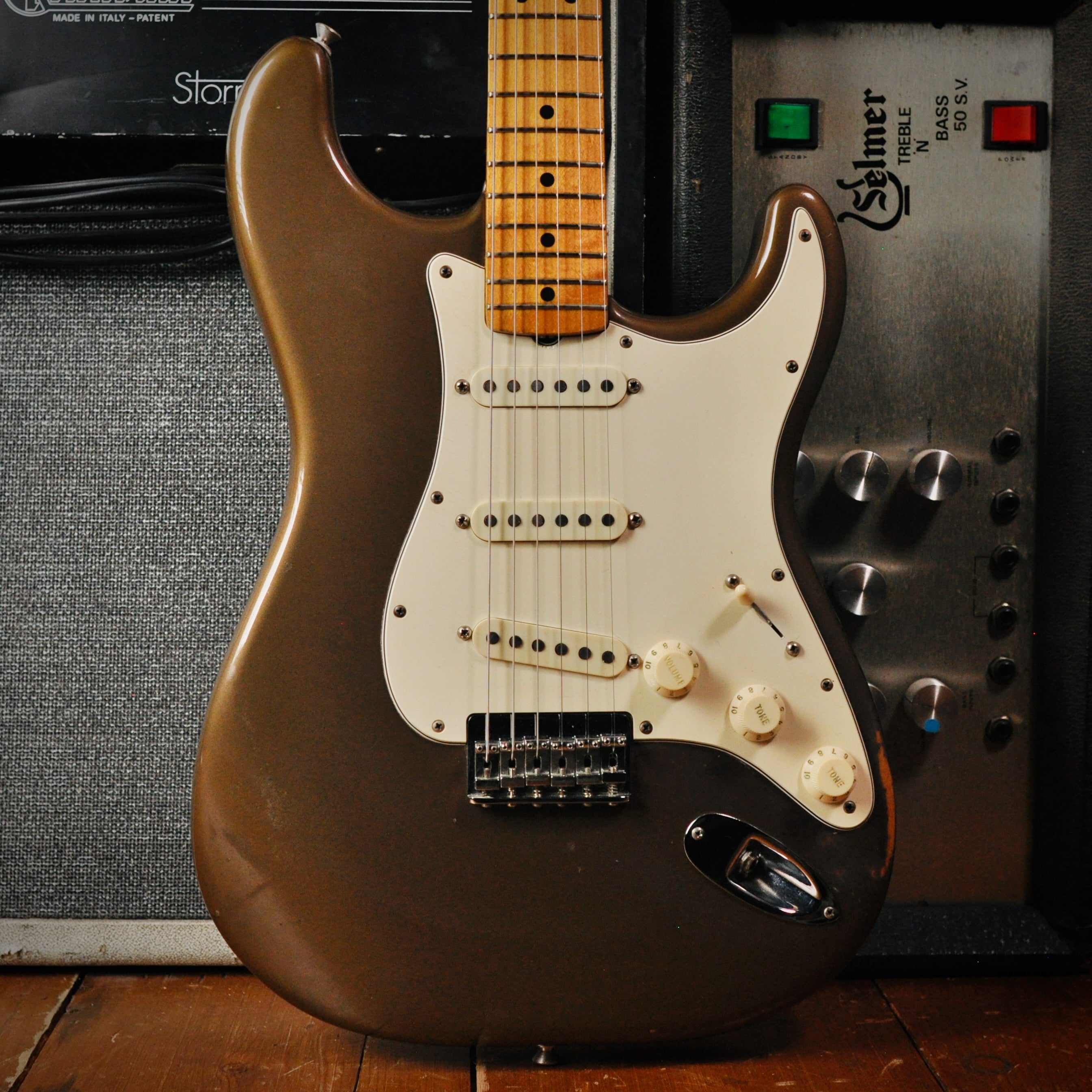 Fender Stratocaster Dan Smith Aztec Gold 1982