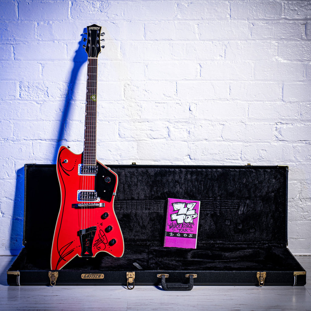 Gretsch Billy Bo Firebird Hand signed and Pinstriped by Billy Gibbons ZZ TOP 2006 - Red