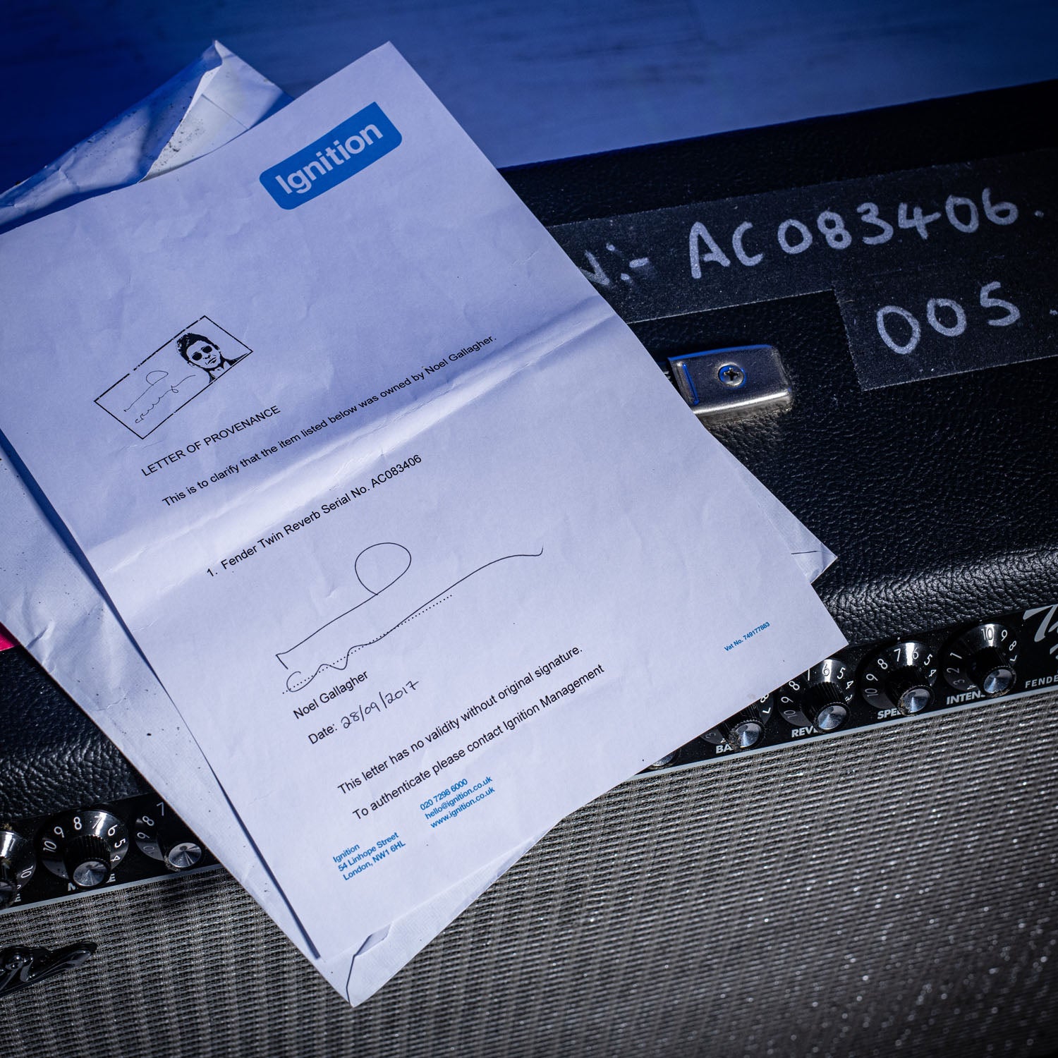 2000s Fender Twin EX NOEL GALLAGHER OASIS