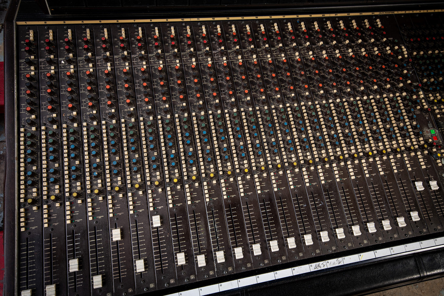 1980s Soundcraft 24 Channel Mixing Desk SISTERS OF MERCY SHED SEVEN